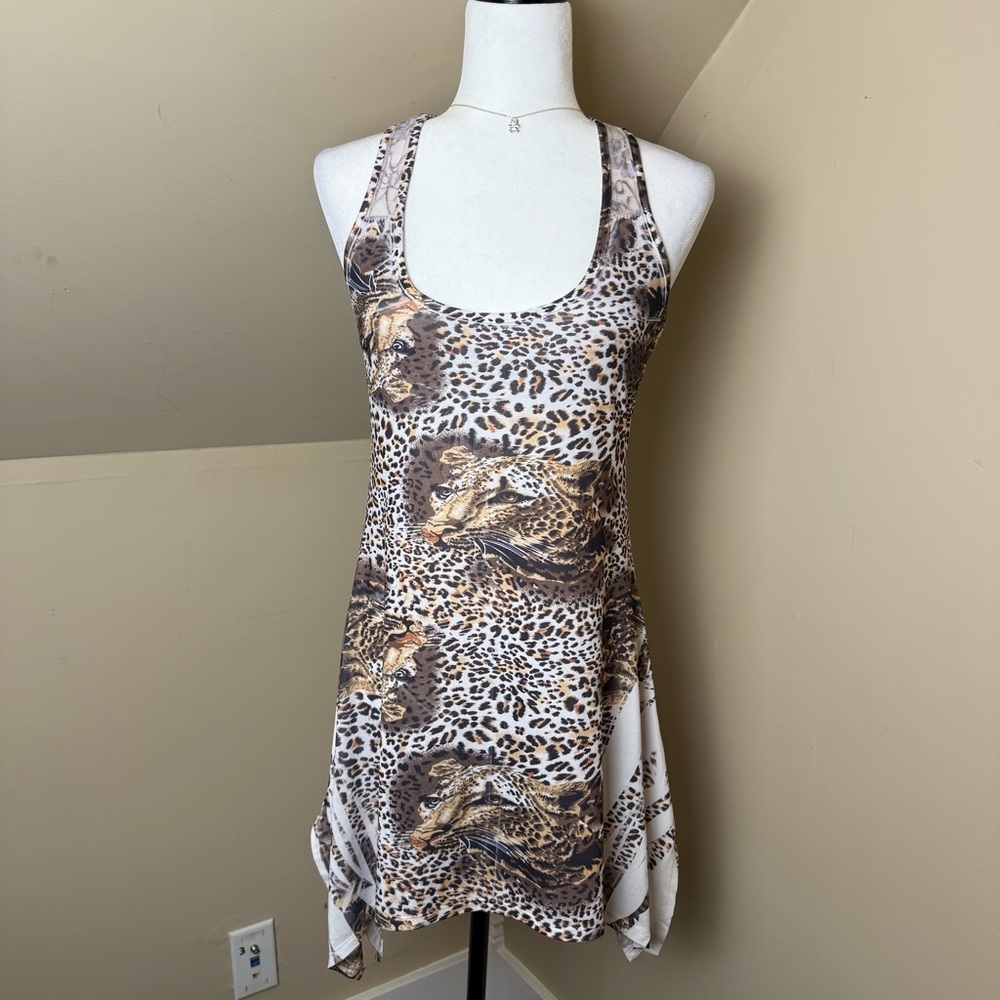 Animal Print‎ Sleeveless Dress Seductions Y2K Size Medium